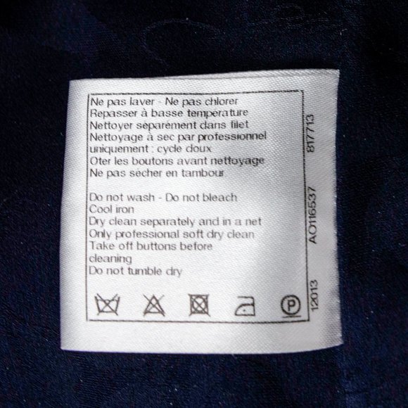 Chanel Navy Wool Mod Coat - Picture 14 of 14